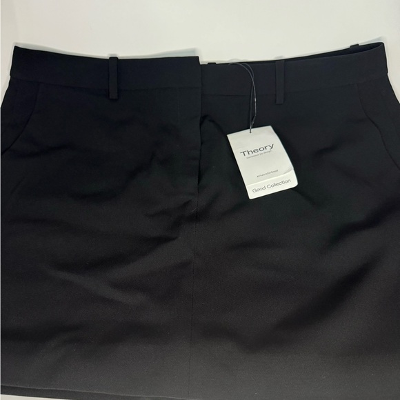 NWT THEORY Admiral Crepe Skirt size 12 - Picture 6 of 7